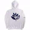 Plant Hoodie - Magenta - White