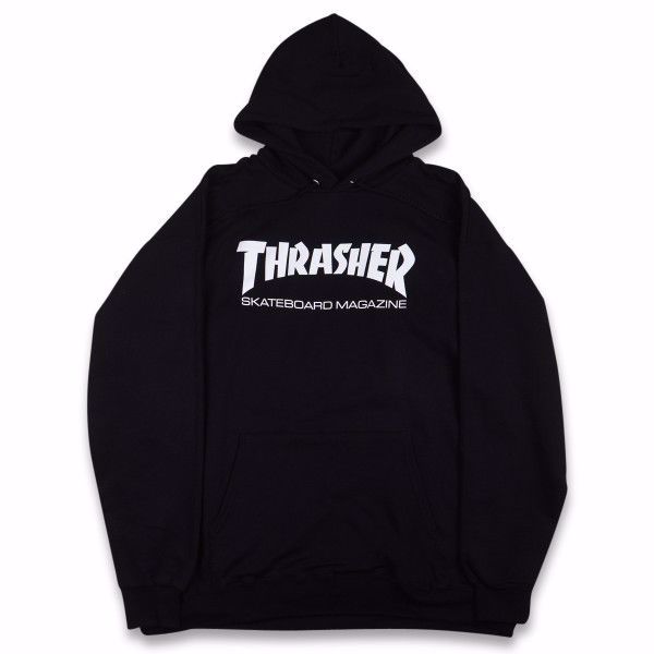 Skate Mag Hood - Thrasher - Black