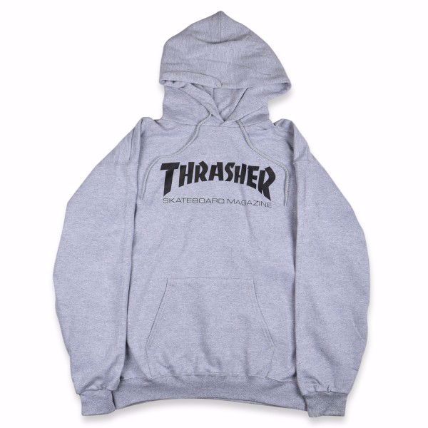 Skate Mag Hood - Thrasher - Grey