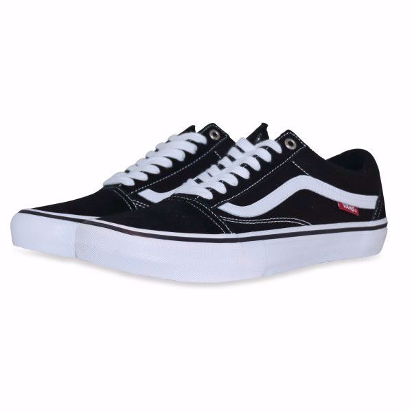 Old Skool Pro - Vans - Sort/Hvid/Rød