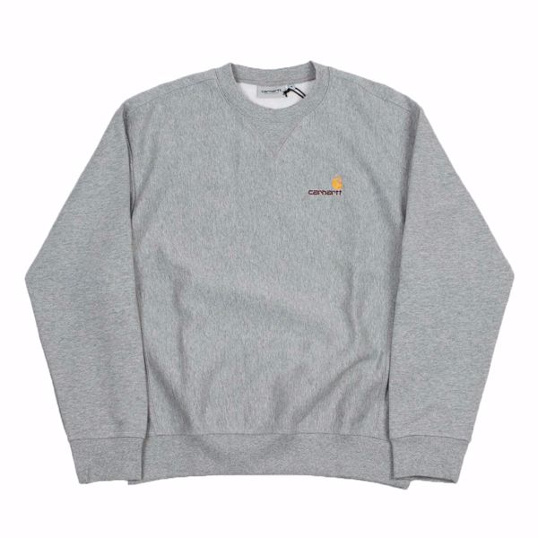 American Script Sweat - Carhartt - Grey Heather