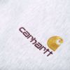 Hooded American Script Sweat - Carhartt - Ash Hthr