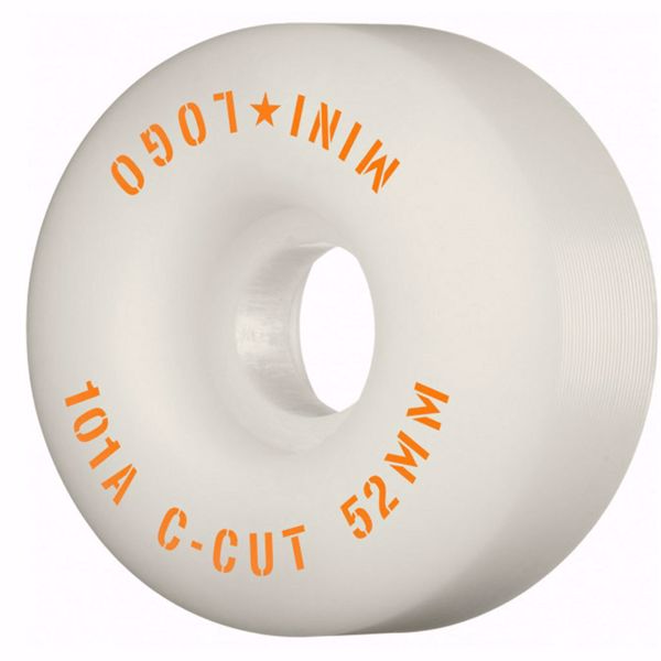 Mini Logo C-Cut 101A Wheel - Mini Logo - White