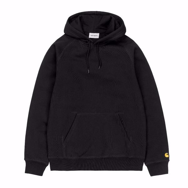 Hooded Chase Sweatshirt - Carhartt - Black/Gold