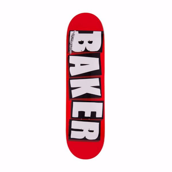 Brand Logo Deck - Baker - Red/White