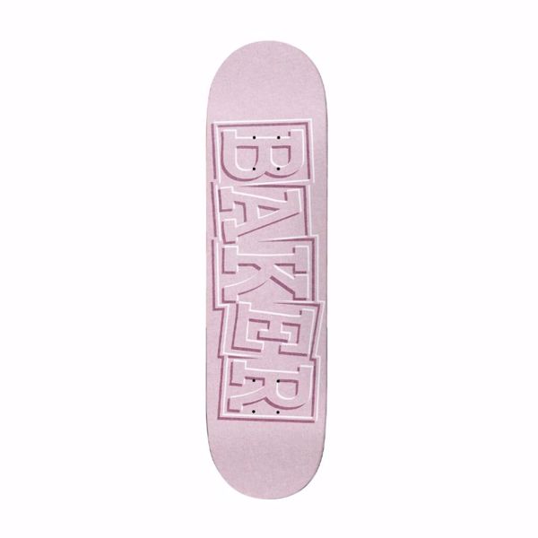 Rowan Zorilla Pink Ribbon Logo Deck - Baker - Pink