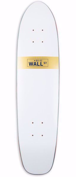 WALLst Zipper - Wall Street - White/Gold