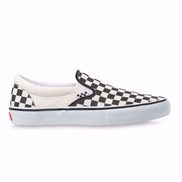 Skate Slip-On - Vans - Checkerboard/Black/White