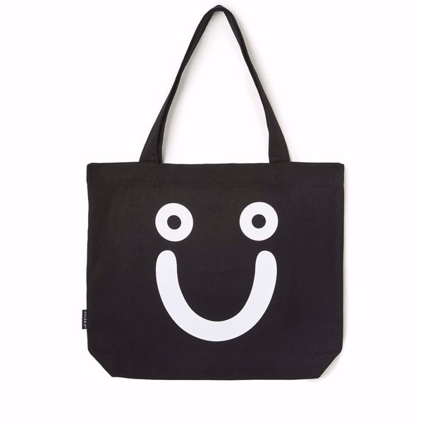 Happy Sad Tote Bag - Polar - Black