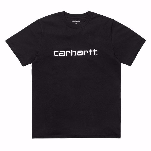 S/S Script T-Shirt - Carhartt - Black/White