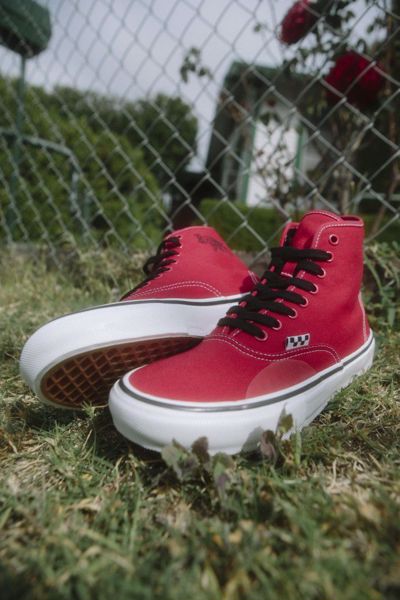 Hockey x Vans Skate Authentic Hi - Vans - Red