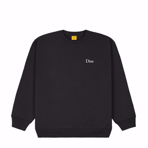 Small Logo Crewneck - Dime - Black