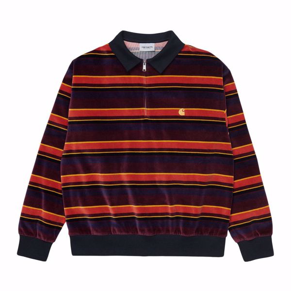 Half Zip Glenwood Sweat - Carhartt - G.Wood Stripe