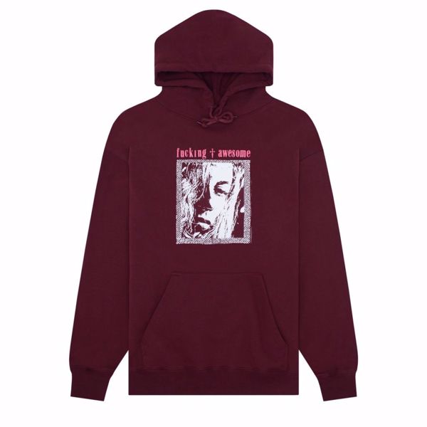 Sad World Hoodie - Fucking Awesome - Maroon