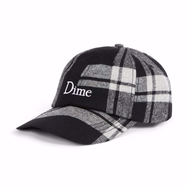 Plaid Cap - Dime - Black