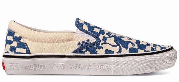 Vans X Krooked Skate Slip-On - Blue