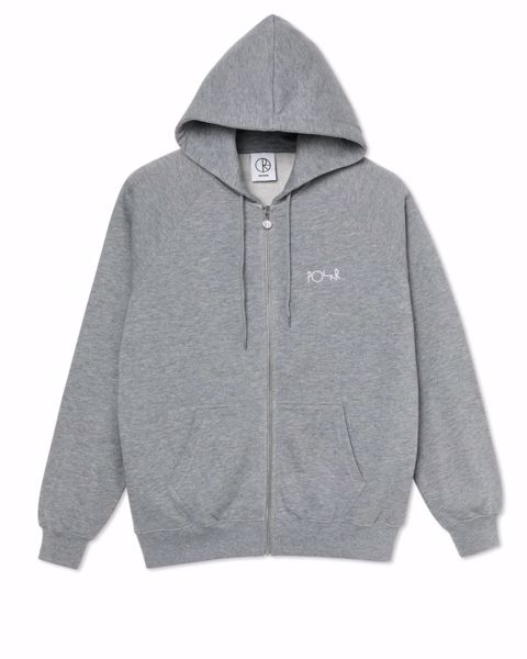 Default Zip Hoodie - Polar - Heather Grey