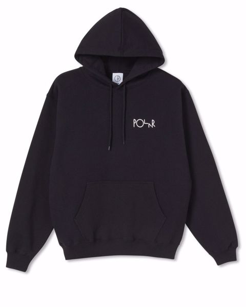 Stroke Logo Hoodie - Polar - Black
