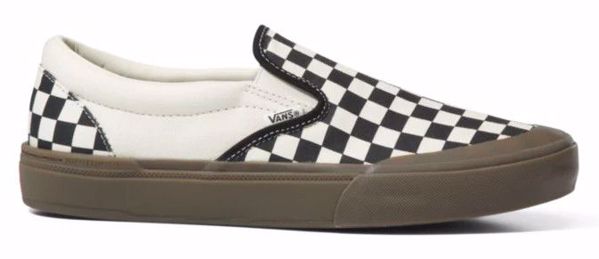 BMX Slip-On - Vans - Checkerboard Black/Dark Gum