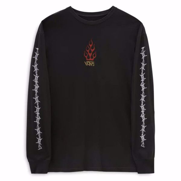 Elijah Berle Vintage L/S Tee - Vans - Black