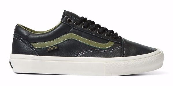 Skate Old Skool - Vans - Butter Leather/Green