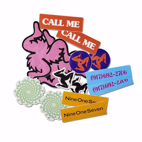 Fall22 Stickers - Call Me 917 - Multi