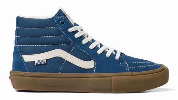 Skate Sk8-Hi - Vans - Suede Gum Dark Denim