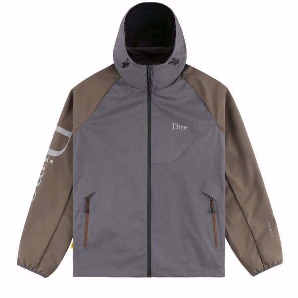 Two Tone Windbreaker Jacket - Dime - Manatee/Shado