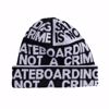 Not a Crime Beanie - Santa Cruz - Black/White