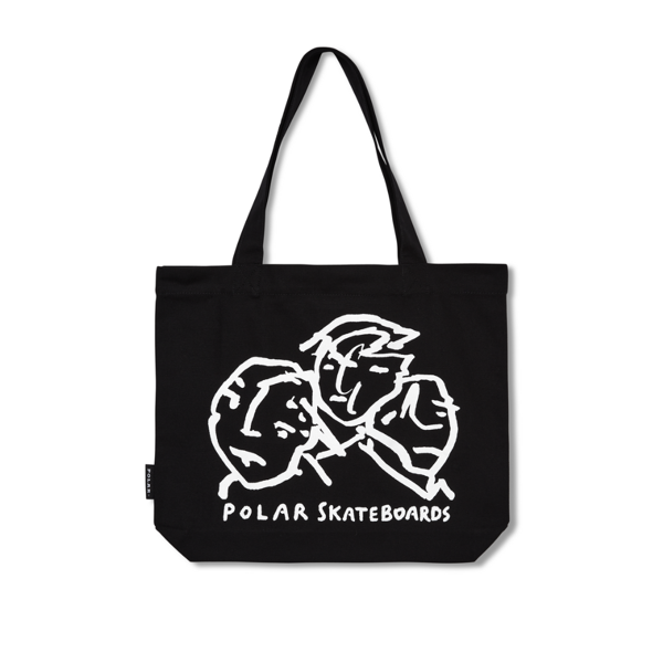 Lunch Doodle Tote Bag - Polar - Black