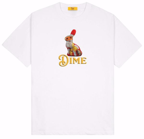 Santa Bunny T-Shirt - Dime - White