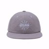 Quilted 6 Panel Strapback - Fucking Awesome - Grey