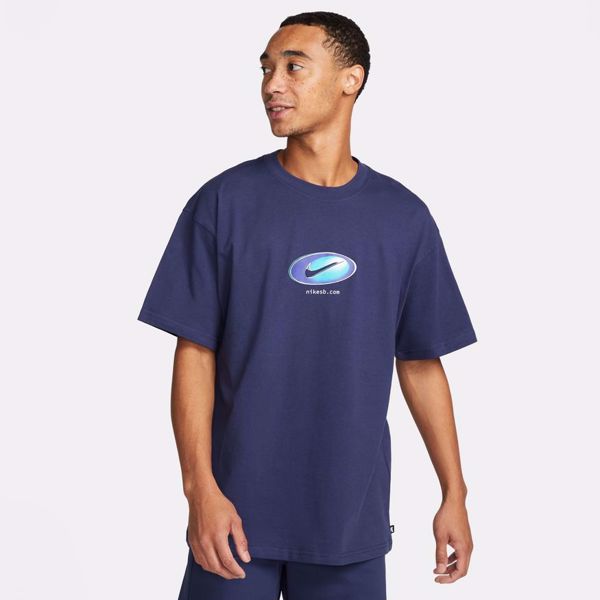 SB Oval Logo T-Shirt - Nike SB - Midnight Navy