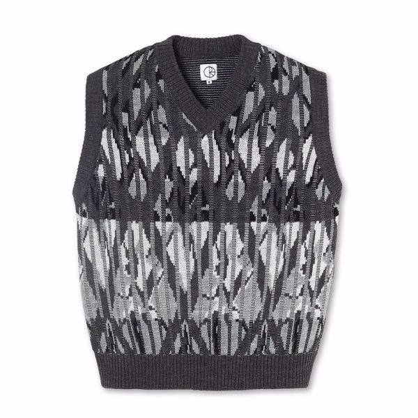 Paul Knit Vest - Polar - Grey