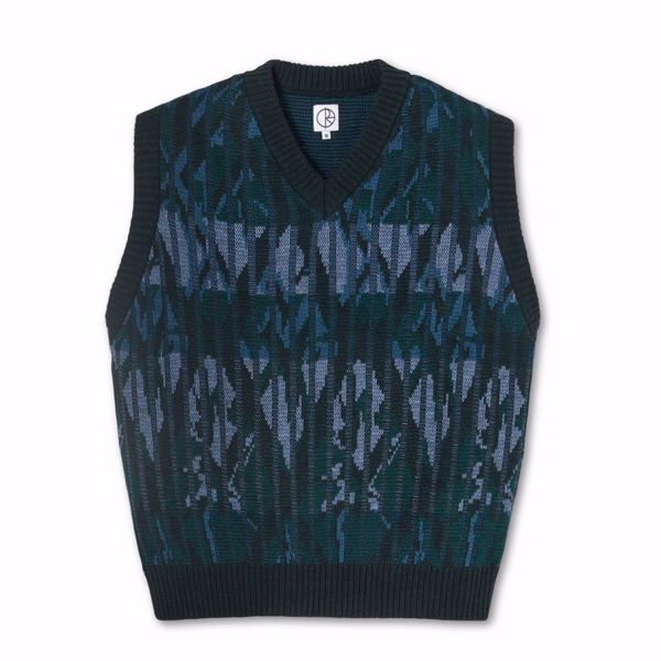 Paul Knit Vest - Polar - Dark Green