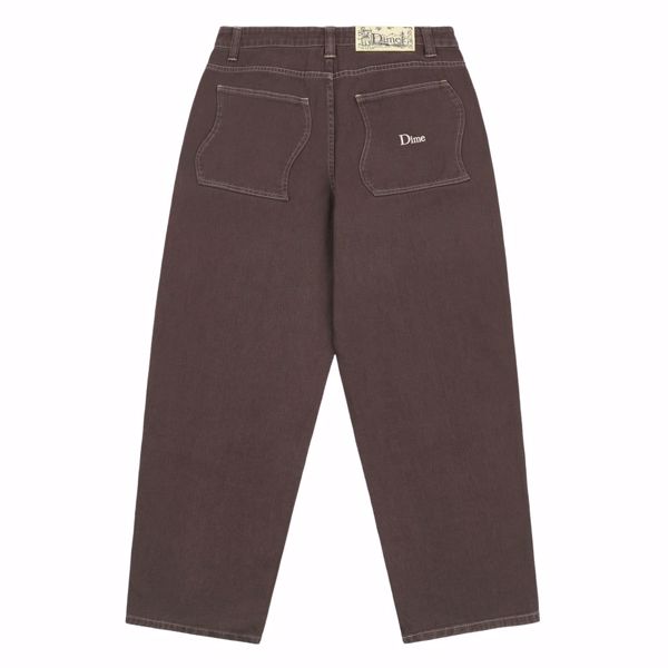 Baggy Denim Pants - Dime - Brown Washed