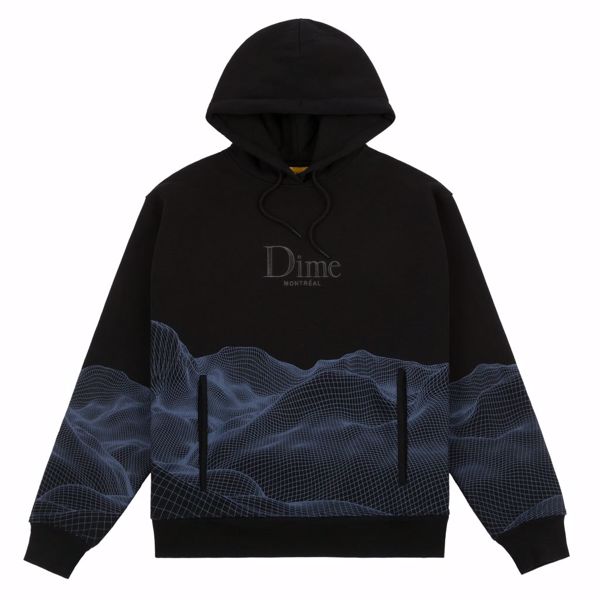 Landscape Hoodie - Dime - Black