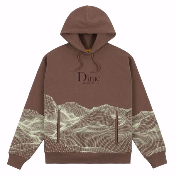 Landscape Hoodie - Dime - Brown