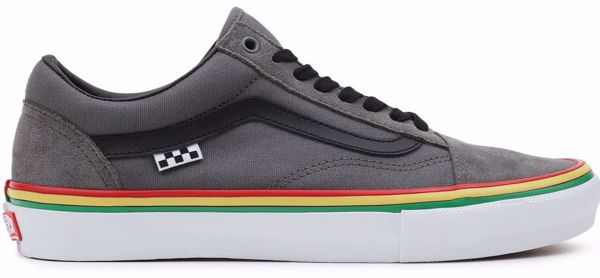 Skate Old Skool - Vans - Rasta/Grey