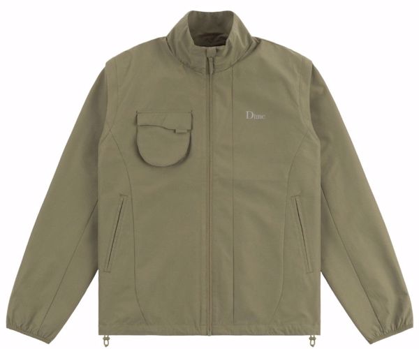 Hiking Zip-Off Sleeves Jacket - Dime - Olive Green