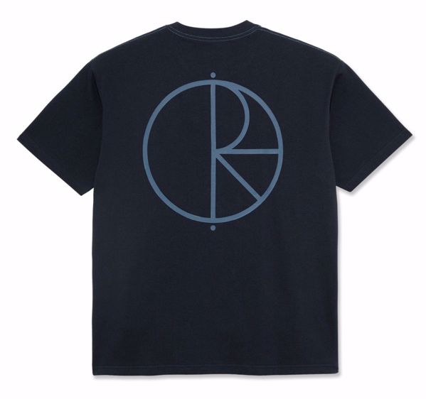 Stroke Logo Tee - Polar - Navy/Blue