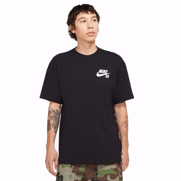 SB Logo T-Shirt - Nike SB - Black/White