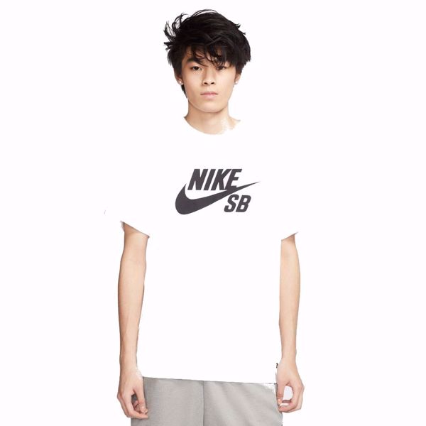 SB Logo Tee - Nike SB - White/Black