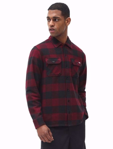 Sacramento Flannel Shirt - Dickies - Maroon