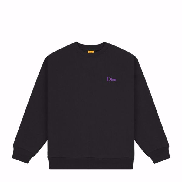 Classic Small Logo Crewneck - Dime - Black