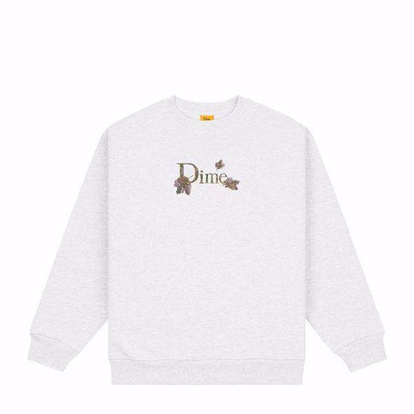 Classic Leafy Crewneck - Dime - Ash