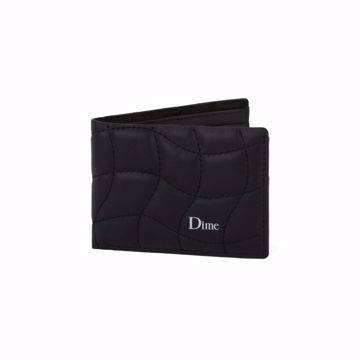 Quilted Bifold Wallet - Dime - Black Quilted Bifold Wallet - Dime - Black