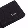 Quilted Bifold Wallet - Dime - Black