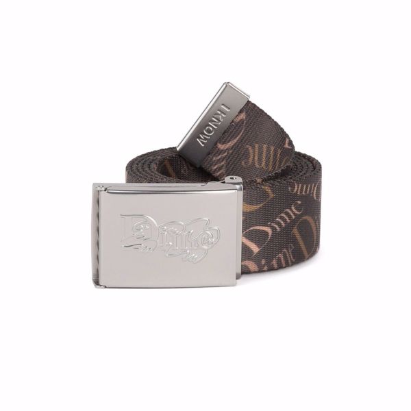 HAHA Web Belt - Dime - Brown