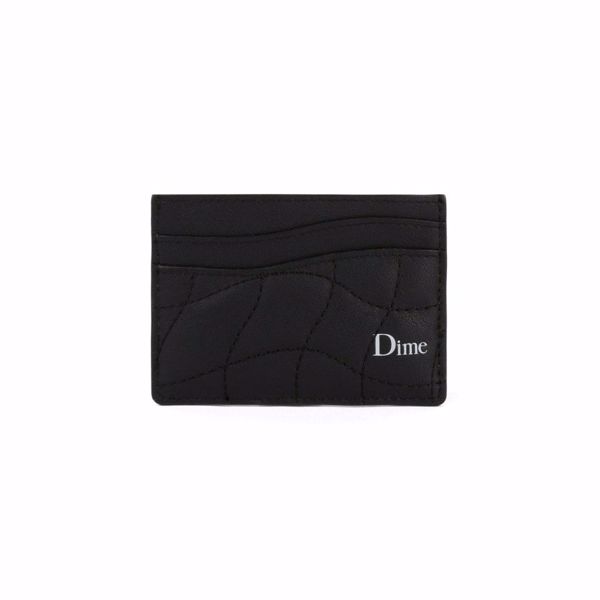 Quilted Cardholder - Dime - Black